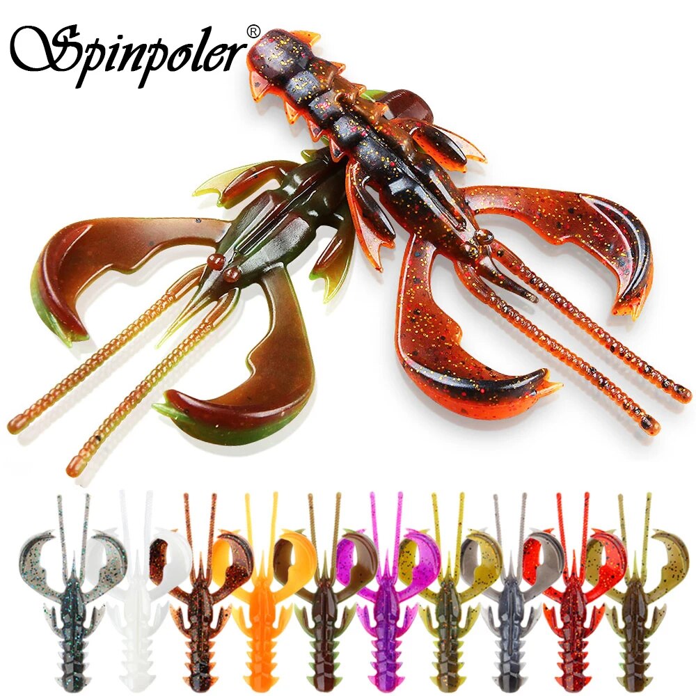 Fishing Lure Spoon - Spinpoler Agile Shrimp Soft Bait Fishing