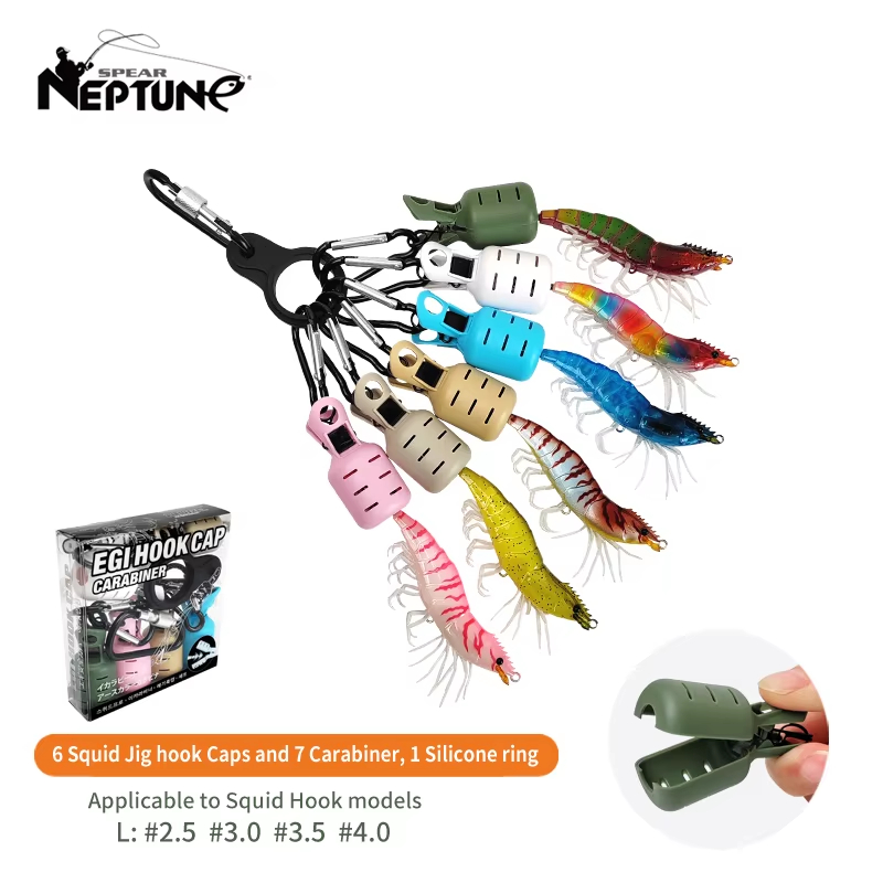 6pcs Colorful Squid Jig Hook C - огляд і ціна Fishing Lure Kit