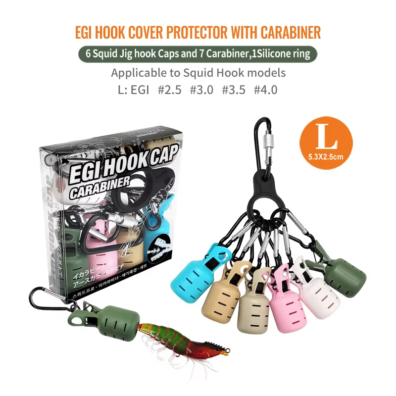 6pcs Colorful Squid Jig Hook C - огляд і ціна Fishing Lure Kit