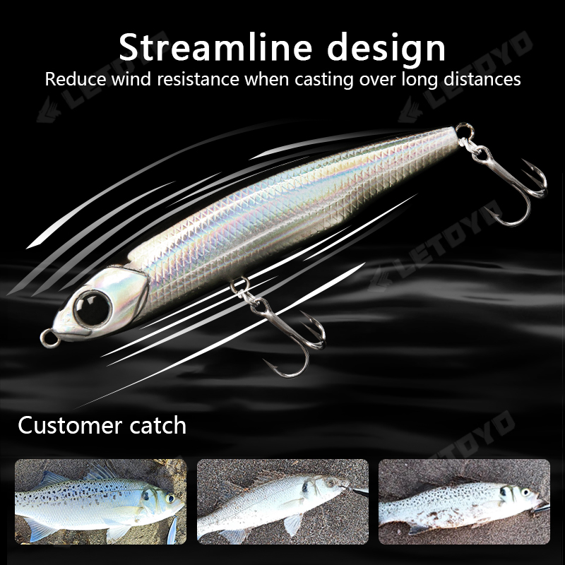 LETOYO Sinking Pencil 17g 12g- - огляд і ціна Fishing Lure Spoon