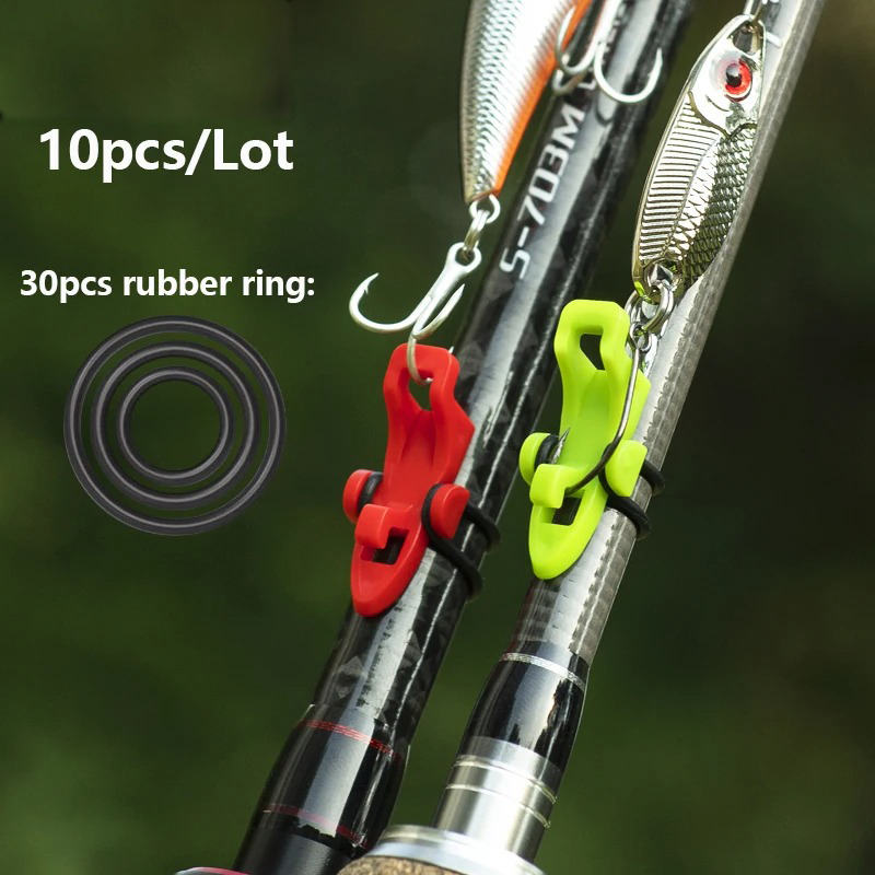 1-10pcs Fishing Rod Pole Hook  - огляд і ціна Fishing Lure Accessories