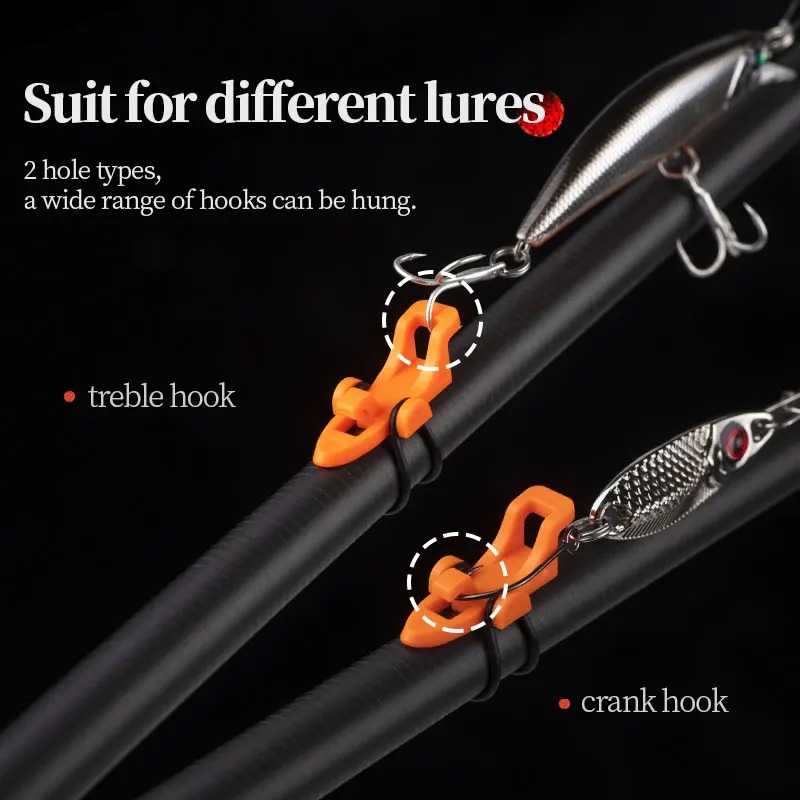 1-10pcs Fishing Rod Pole Hook  - огляд і ціна Fishing Lure Accessories