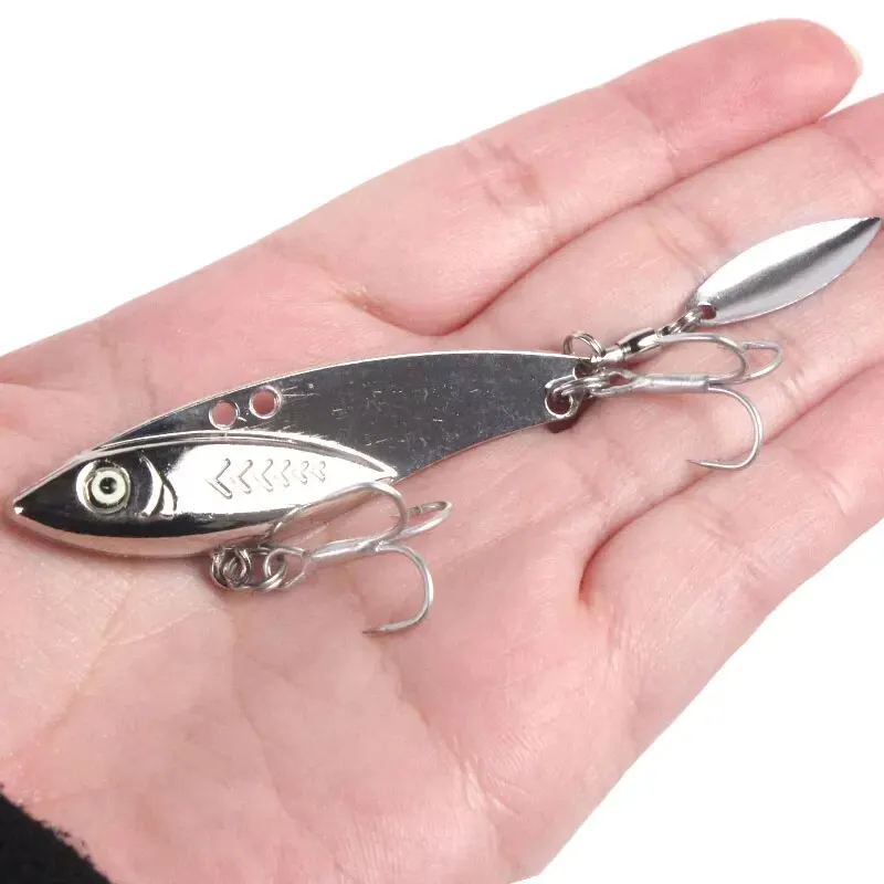 5g-30g Zinc Alloy Metal VIB Lu - огляд і ціна Fishing Lure Blade Bait