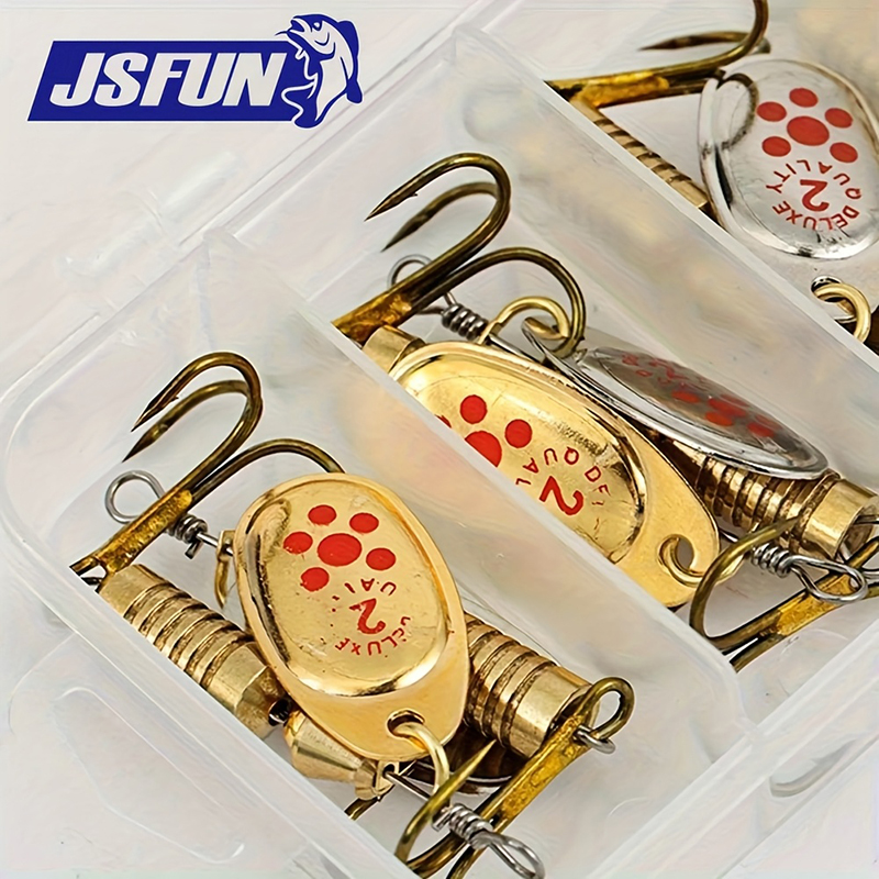 JSFUN 10pcs Spinner Lure Set w - огляд і ціна Fishing Lure Blade Bait
