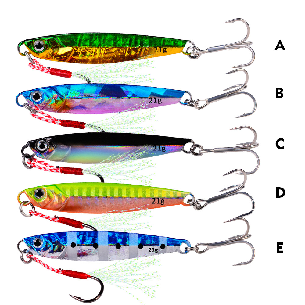 PROBEROS 5PCS Metal Jig Fishin - огляд і ціна Fishing Lure Spoon