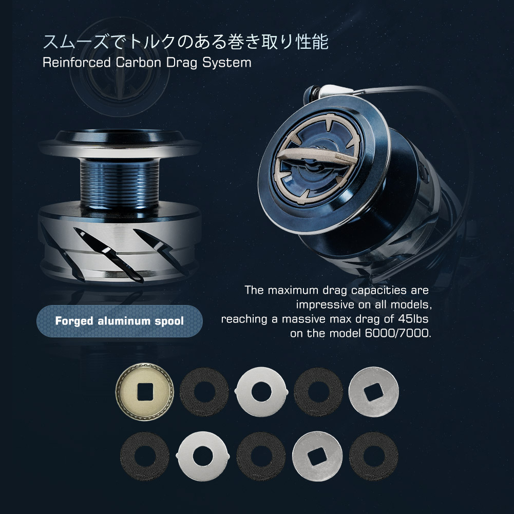 Noeby Max Drag 25kg Spinning F - огляд і ціна Shimano Reel Stradic